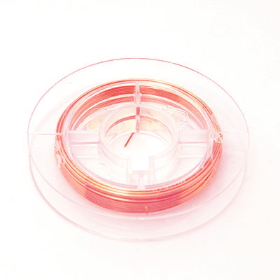 Koppartråd roséfärgad 0.4 mm 
