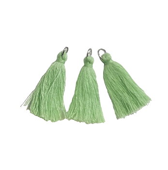 Minitofs med motring mintgrön 3st