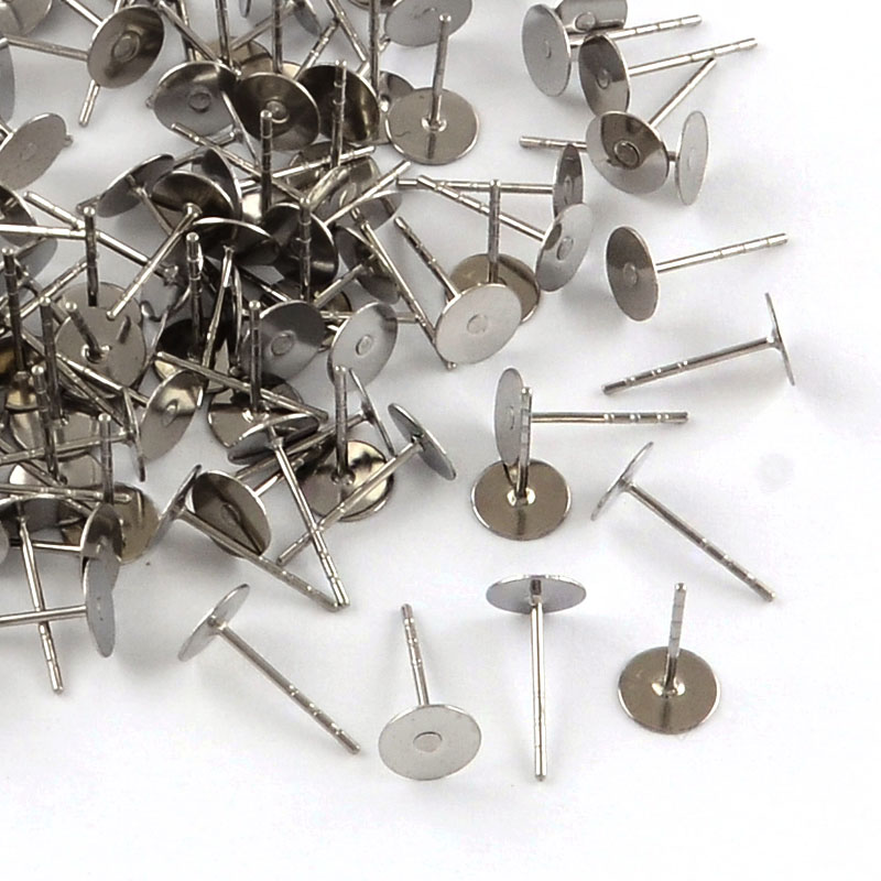Örstickare med limplatta 4 mm rostfritt stål 20 st