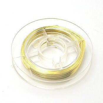 Koppartråd guldfärgad 0.4 mm 