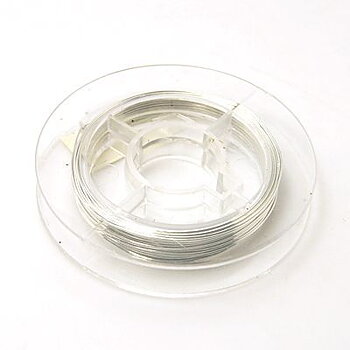 Koppartråd silverfärgad 0.4 mm 