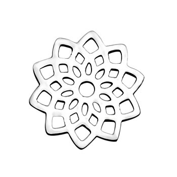 Connector stiliserad lotus i stål