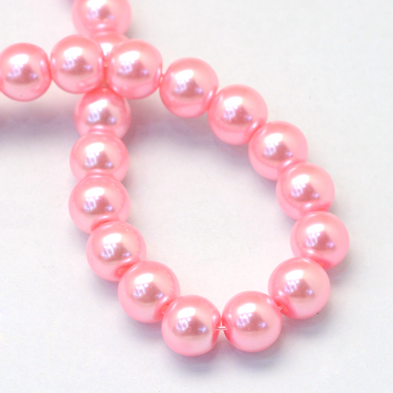 Glasvax 8mm rosa - 3