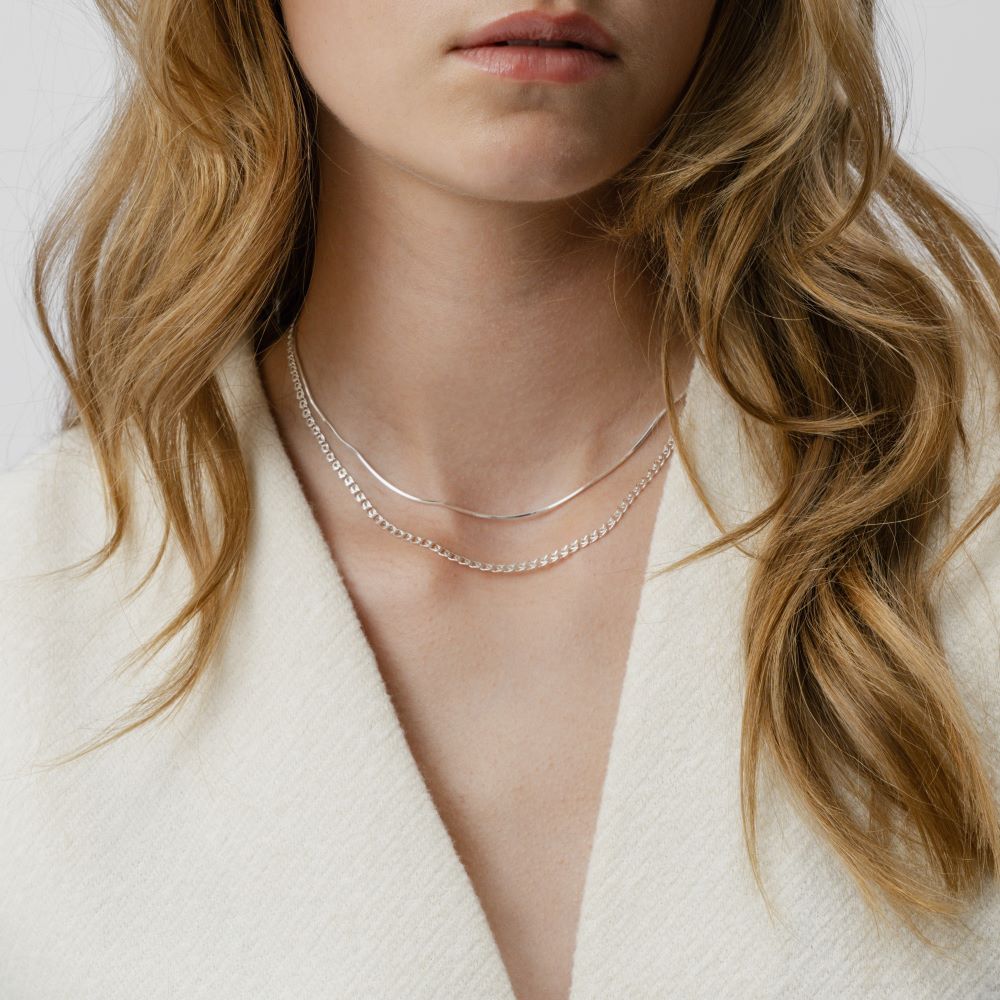 Syster P Sheer Mirror halsband silver - 2