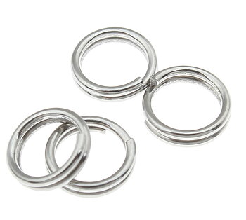 Loopringar 6mm stål 50st 