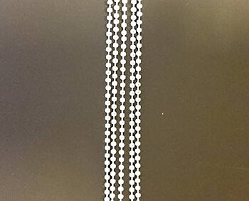 Kulkedja 2mm ljus silver 2 meter