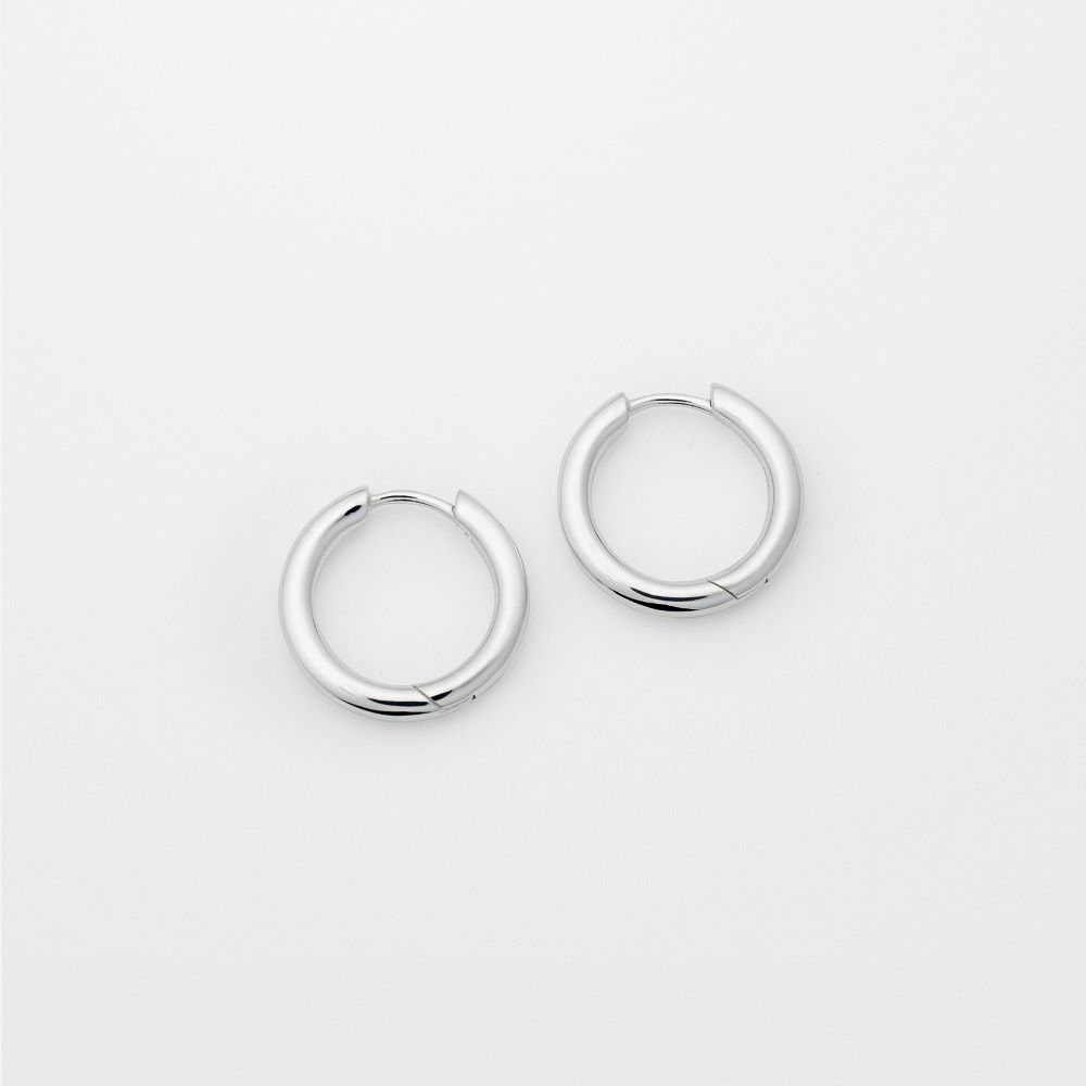 Syster P Beloved Fat Big Hoops silver