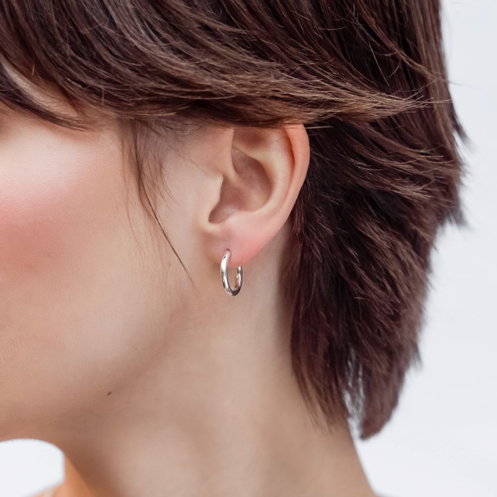 Syster P Beloved Fat Big Hoops silver - 2