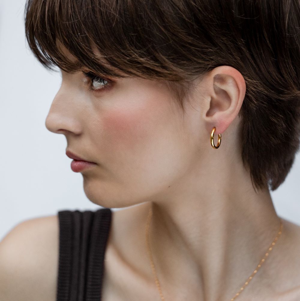Syster P Beloved Fat Big Hoops guld - 2