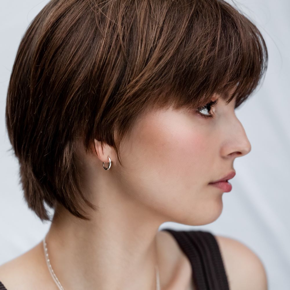 Syster P Beloved Fat Medium Hoops silver - 2
