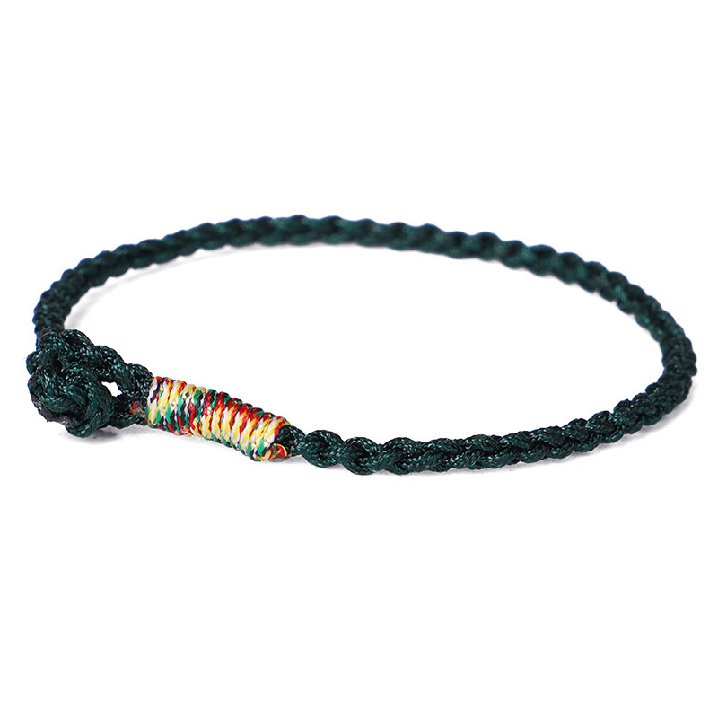 Textilarmband unisex flätad polyester - 6