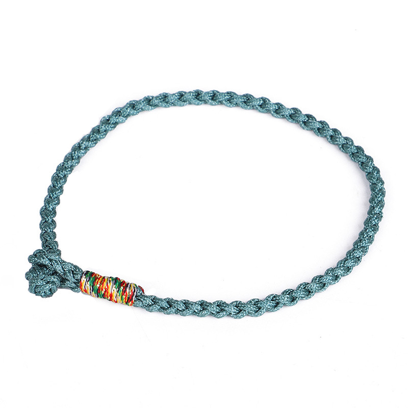 Textilarmband unisex flätad polyester - 7