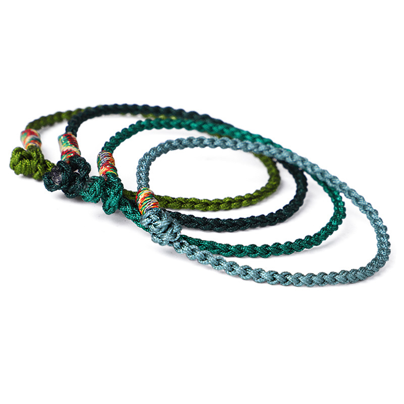 Textilarmband unisex flätad polyester - 2