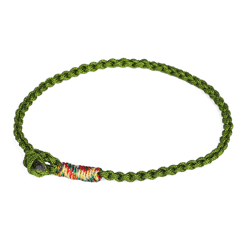 Textilarmband unisex flätad polyester - 4