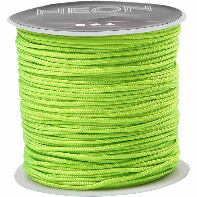 Knytsnöre neon grön hel rulle