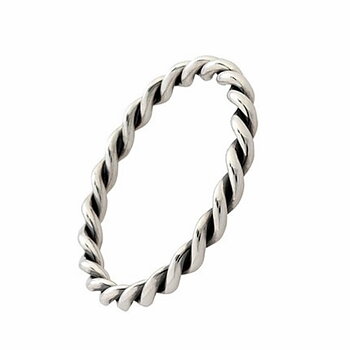 Randers Silver Armring vriden 2 trådar