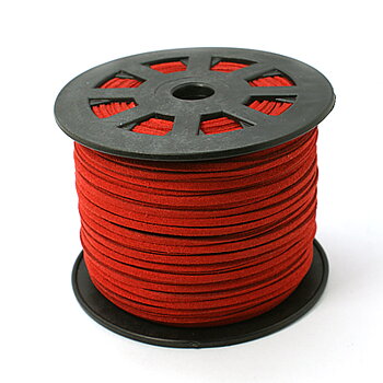 Mockaimitation 3 mm – röd, 5 meter