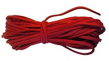 Mockaimitation 3 mm – röd, 5 meter