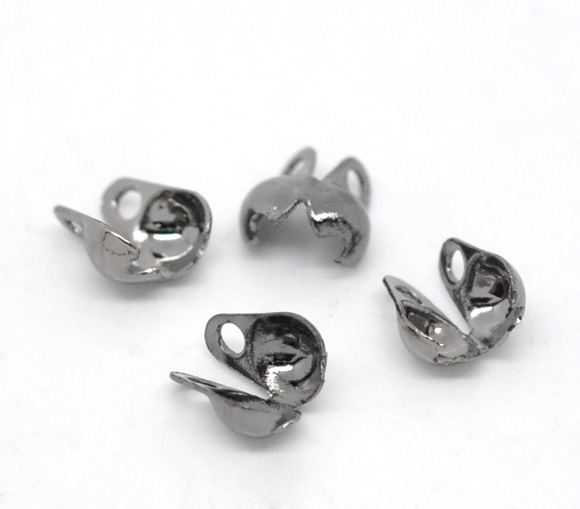 Kulkedjeavslut 6 mm silverfärg 50 st
