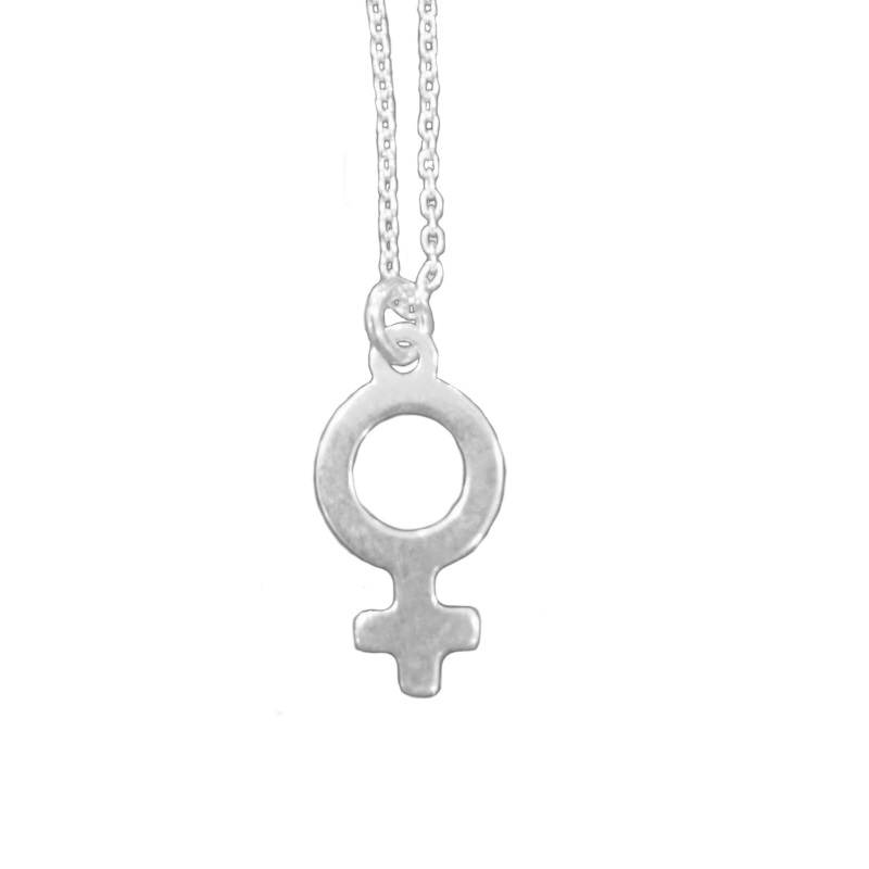 IAMLUND Kvinnotecken halsband silver - 3