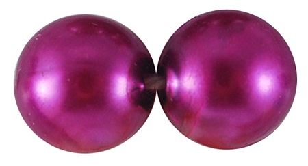 Akrylpärla rund 6 mm magenta 180 st - 3