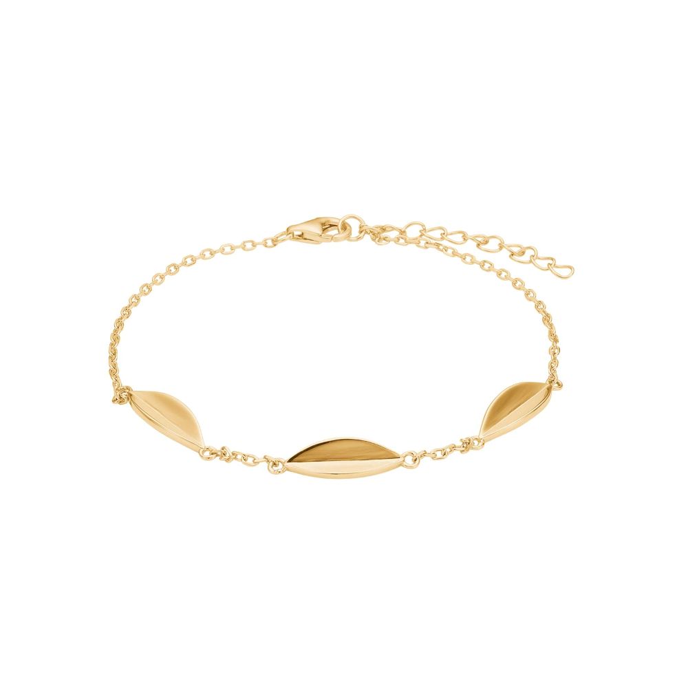 Nordahl Leaves armband guld