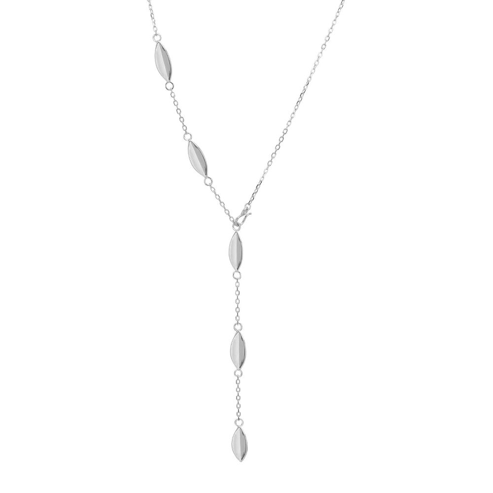 Nordahl Leaves halsband silver