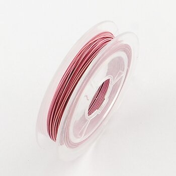 Wire rosaröd 0,38