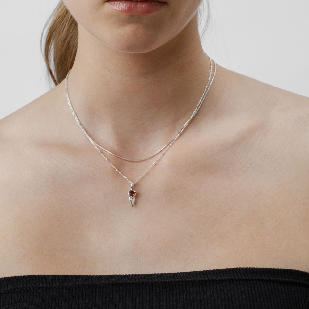 Syster P Mrs H Spike halsband silver - 2