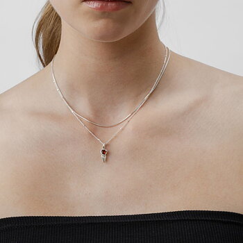 Syster P Mrs H Spike halsband silver