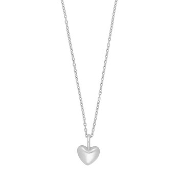 Siersbøl Hjärta halsband silver