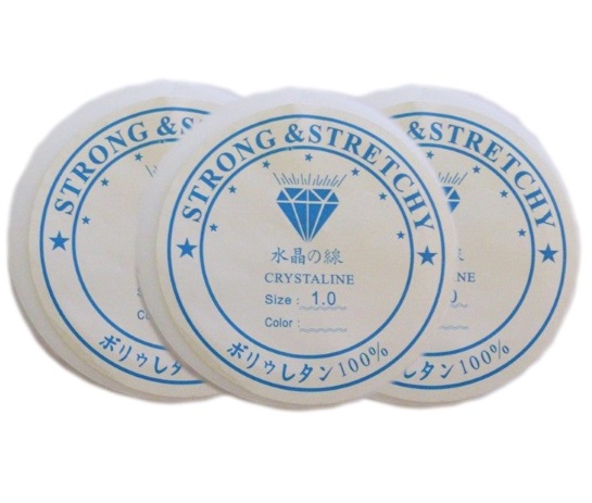 Elastisk tråd 1 mm klar – 3-pack