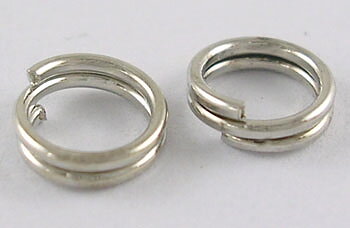Loopringar 4mm antiksilver 500st storpack