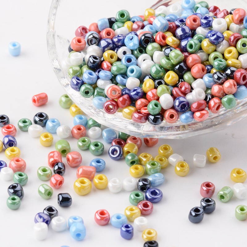 Seedbeads 6/0 mix opaka 