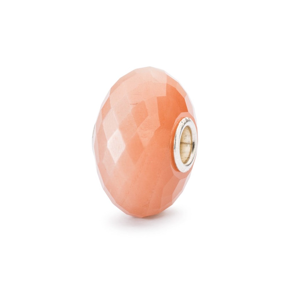 Trollbeads Rosa Månsten facetterad stenkula