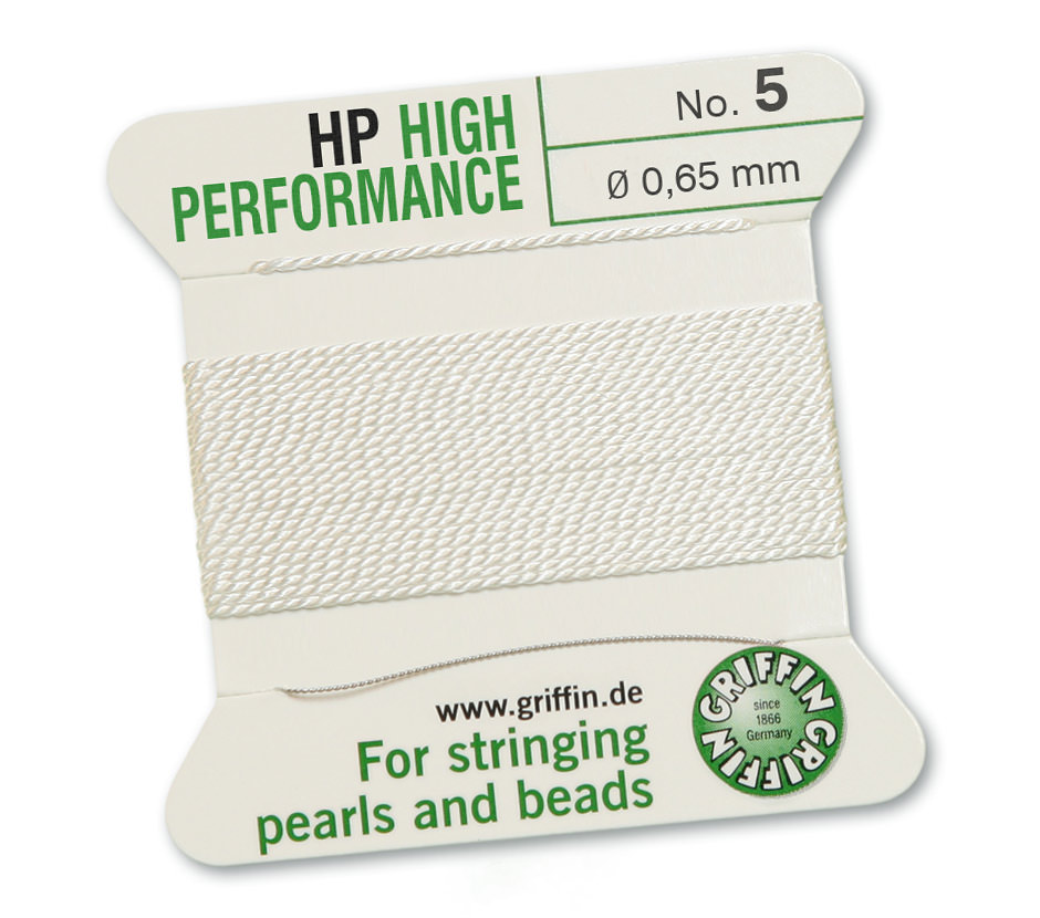 Griffin High Performance vit pärltråd - 5