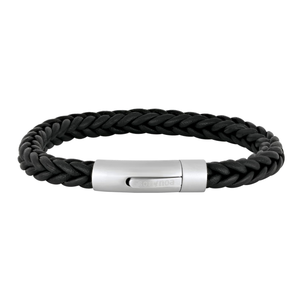 Son of Noa armband rund flätat svart - 2