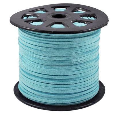 Mockaimitation 3 mm – turkos, 5 meter