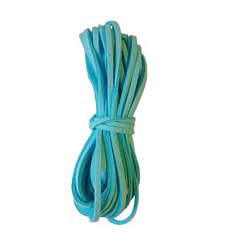 Mockaimitation 3 mm – turkos, 5 meter