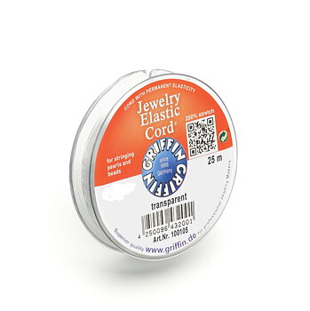 Griffin elastisk 1mm transparent
