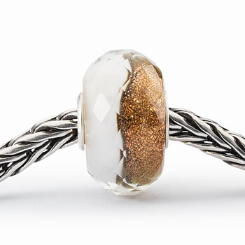 Trollbeads Winter Clouds glaskula