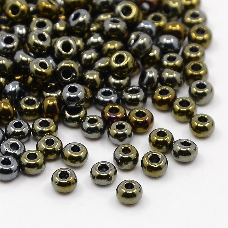 Seedbeads 6/0 metalic mix