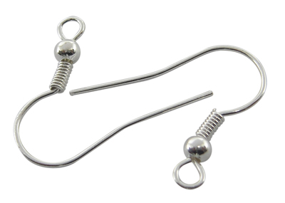 Örkrokar 18 mm ljus silverfärg 20 st