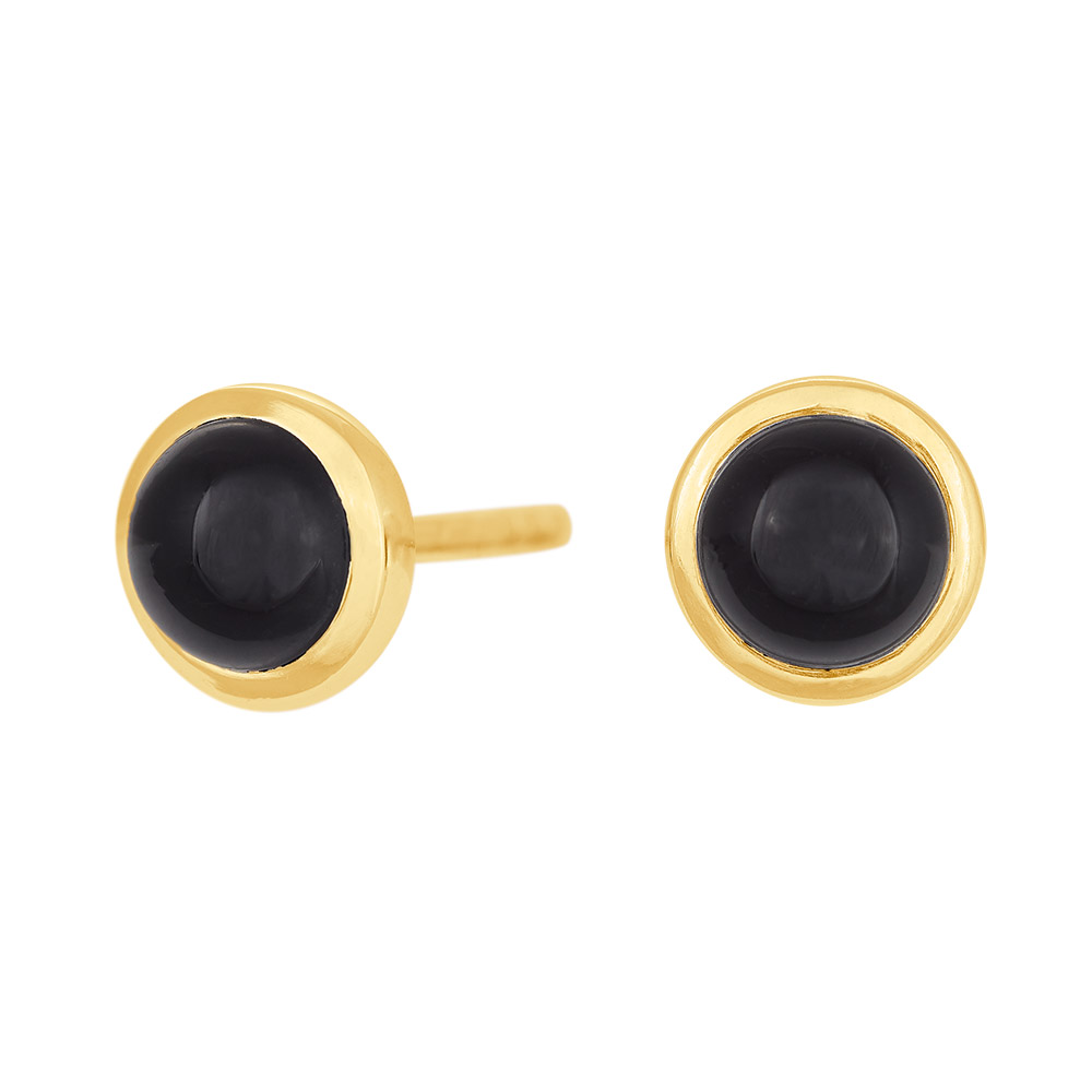 Nordahl Sweet stor örstickare onyx guld