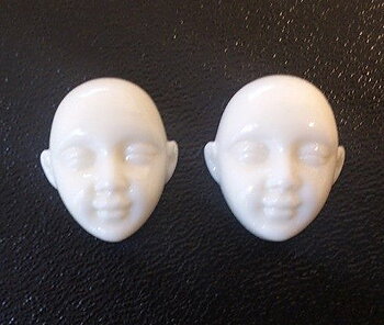 Ansikte cabochon 2st