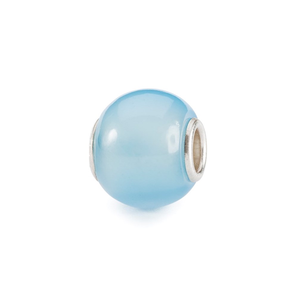 Trollbeads Light Blue Agate stenkula
