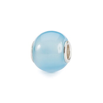 Trollbeads Light Blue Agate stenkula