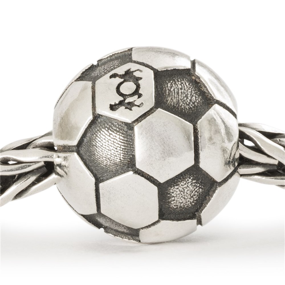 Trollbeads Football Passion Bead silverkula  - 3