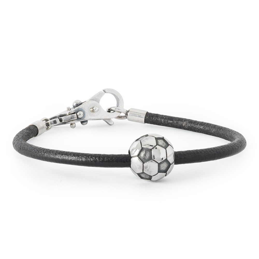 Trollbeads Football Passion Bead silverkula  - 2