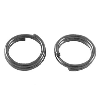 Loopringar oxidsvarta 6 mm 50 st